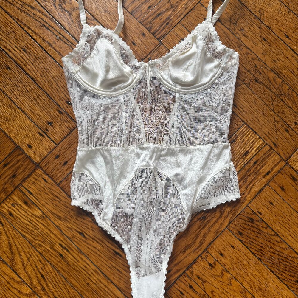 Fleur Du Mal White Body Suit